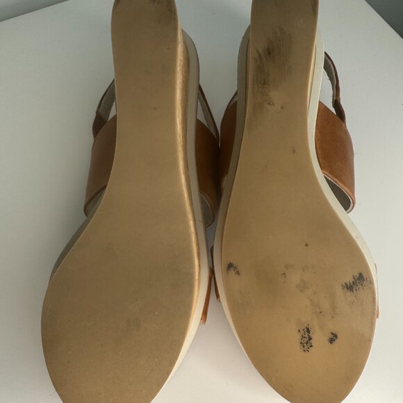 Coclico Mandrake wedge sandal, tan, size EU 39 - Picture 8 of 10